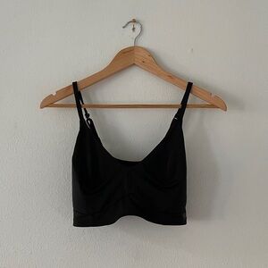 Yitty V Scoop Bra Wireless Bralette Black